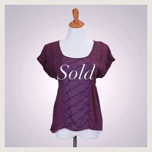 🚫Sold🚫American Eagle purple baby doll top size M