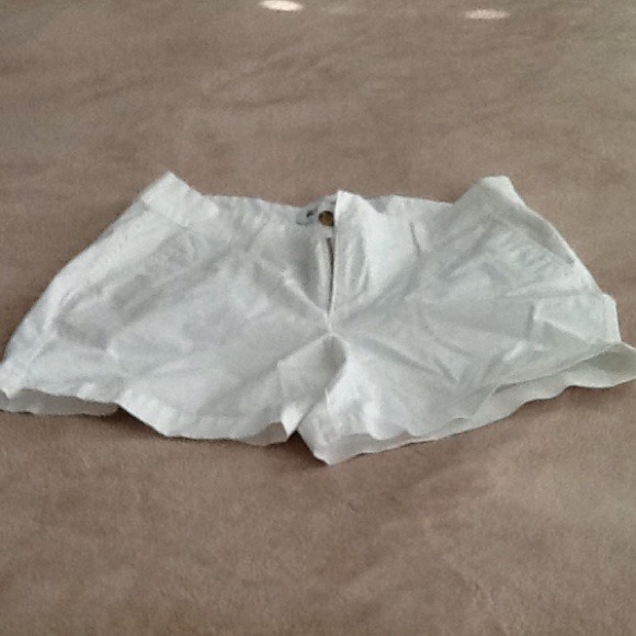 White shorts 4" inseam