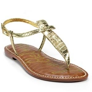 Sam Edelman Gold Sandals