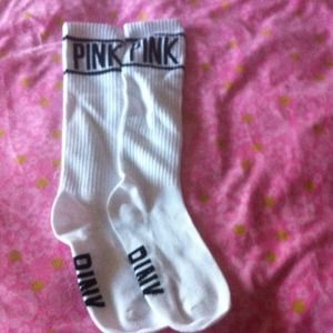 Victoria Secret Pink socks.