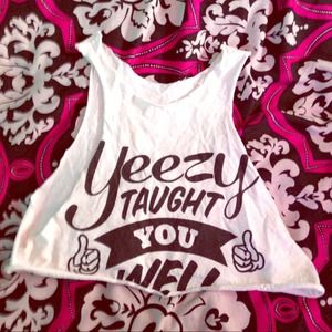 Kanye crop top