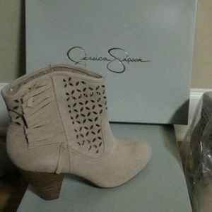 Js orlina pearl split suede Jessica Simpson boots