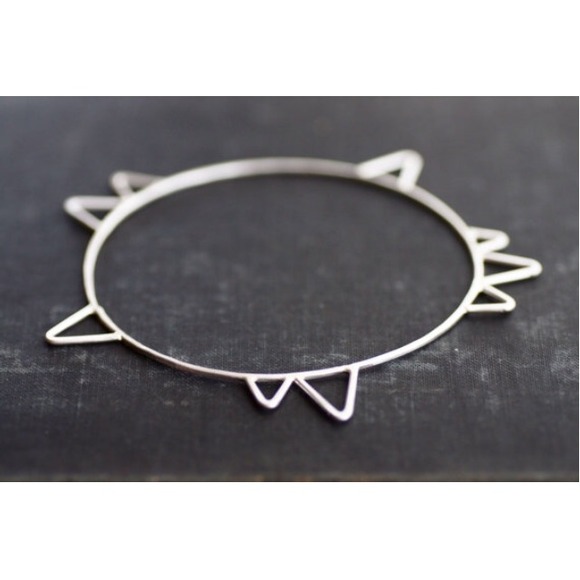Sterling silver spike bangle bracelet! Brand new! - Picture 3 of 3