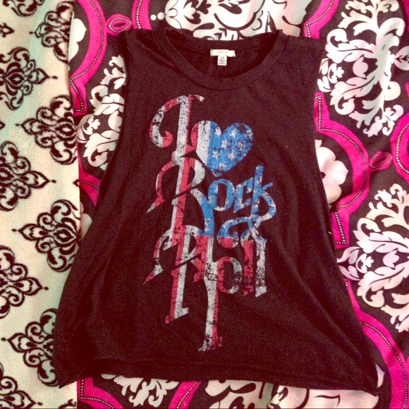 Rock n roll tank top