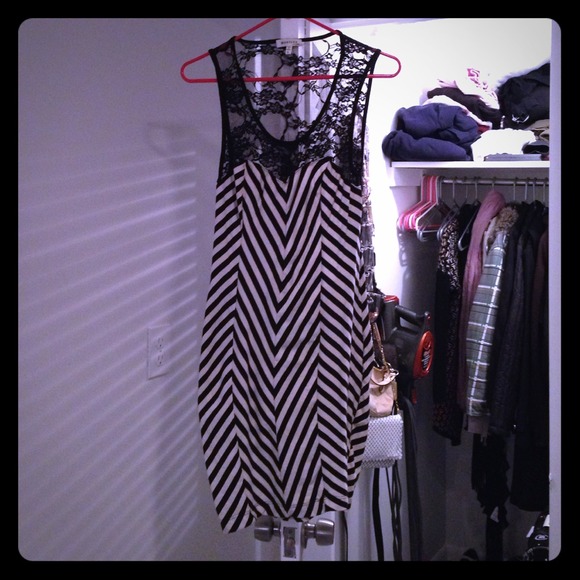Beautiful patterned lace cocktail dress