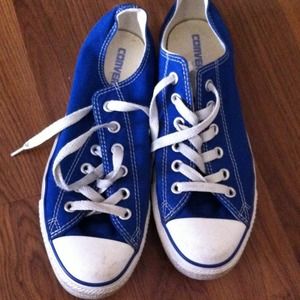 Blue converse