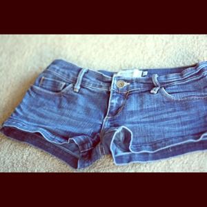 Denim shorts