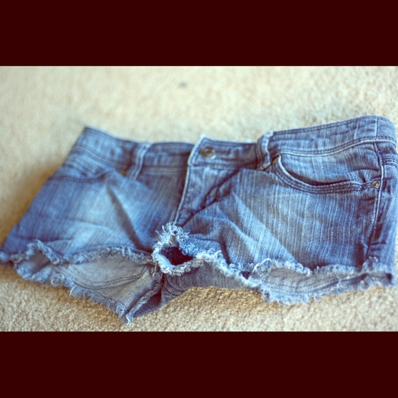Denim shorts