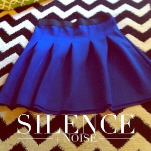 Silence + Noise Urban Outfitters Blue Skirt