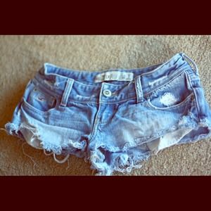 Hollister denim shorts