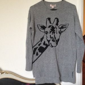 Giraffe sweater dress