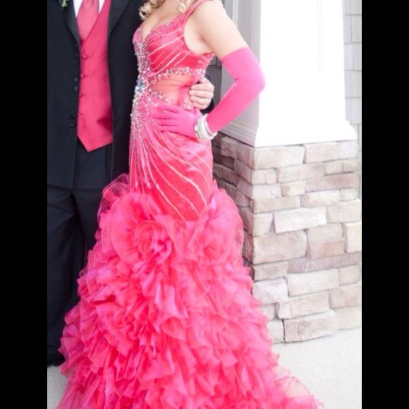 Pink formal/prom dress