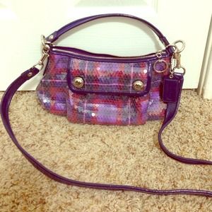 coach sequin purse