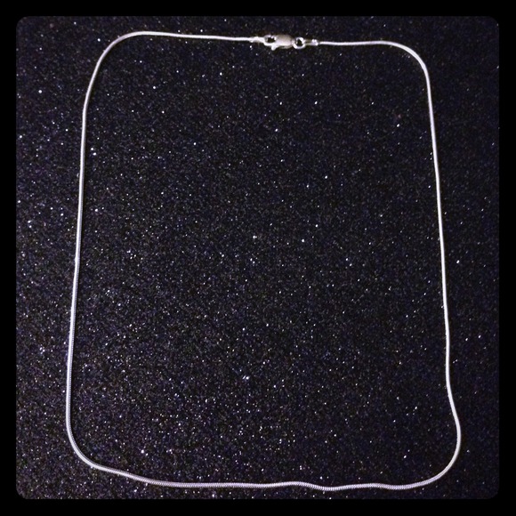 16" Solid .925 Silver Snake Chain