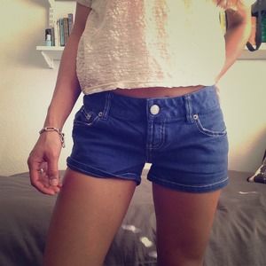 American Eagle Cobalt Blue Lowrise Shorts