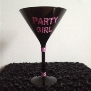 Party Girl Martini Glass