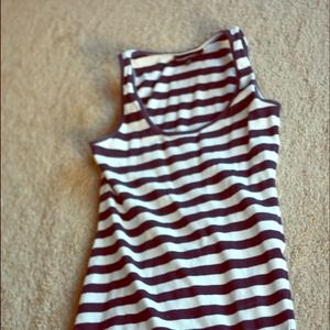 Striped bodycon dress