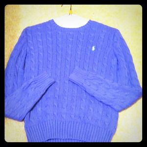 Purple polo sweater