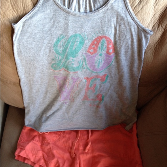 ♦️BUNDLED♦️ 💜LOVE Racerback Tank💜 - Picture 3 of 4