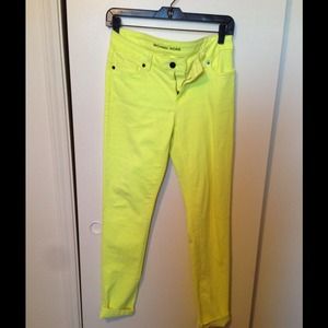 ✋ON HOLD ✋Michael Kors Neon Green Denim