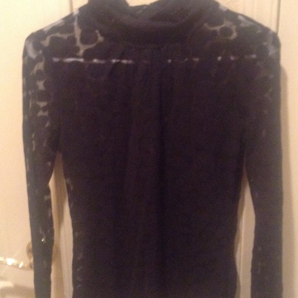 Sexy Lacy black see through top.