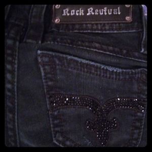 Rock Revival Skinny's. Black.