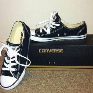 Ox Black and White Converse