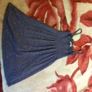 Glitter periwinkle purple baby doll top.