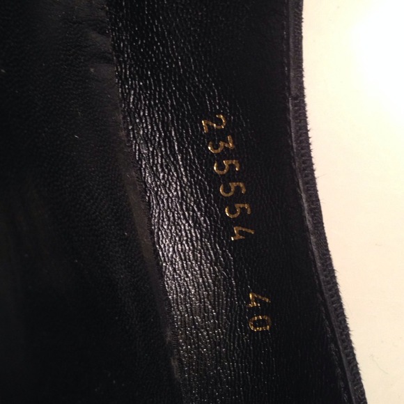 GUCCI Black Open Toe Pumps - Picture 4 of 4