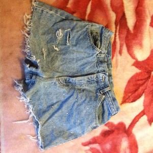 High waisted shorts