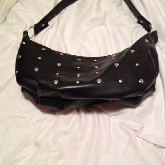 A black purse