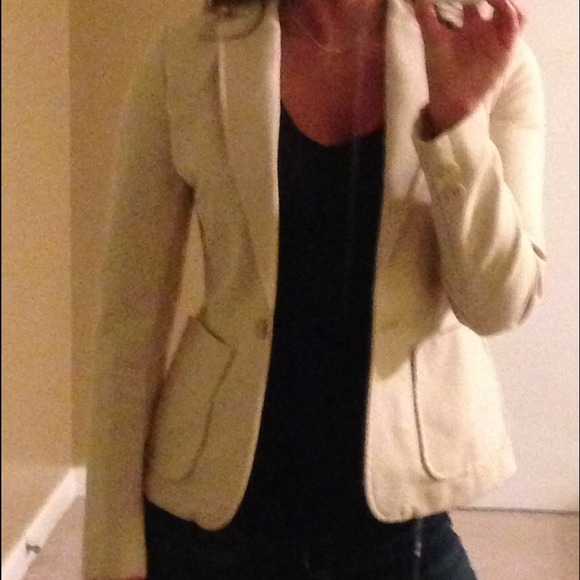 Gap khaki fitted blazer Small