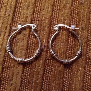 Sterling Silver Hoop Earrings