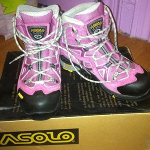 Asolo boots good for winter and hiking.