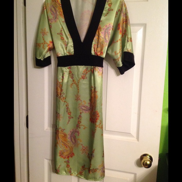 Kimono style dress.
