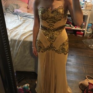 Evening/prom gown, size 6, vintage