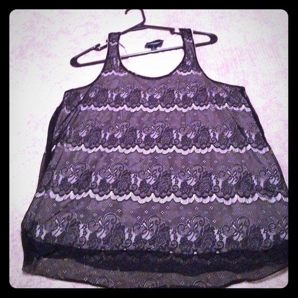 Cynthia rowley lace tank top - Picture 1 of 4