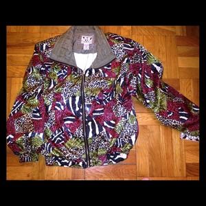 🚫SOLD🚫 Multi-pattern Zip Up Jacket