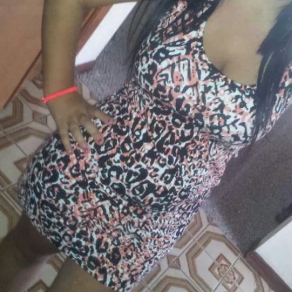 Cheetah print dress