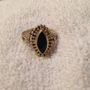 ❌❌SOLD❌❌ Sterling Silver and Black Onyx Ring