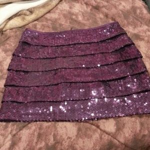 Forever 21 glitter skirt