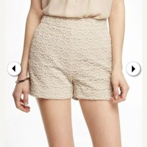 Express lace shorts