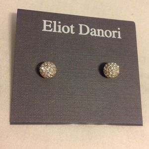 Eliot Danori white gold crystal studs