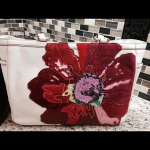 Coach white handbag