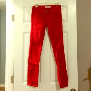 Paris Blues red skinny jeans