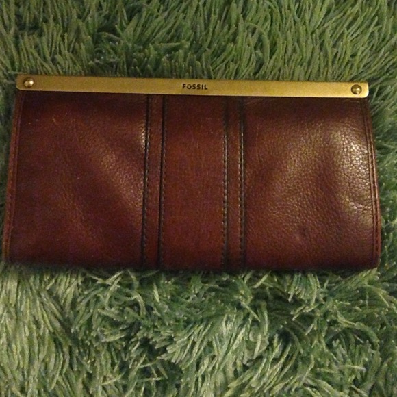 Fossil leather wallet