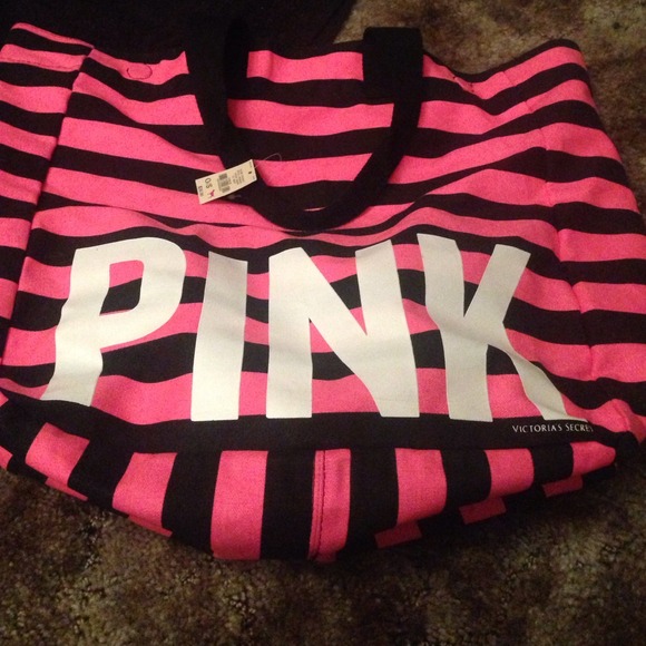 Pink beach bag** brand new**
