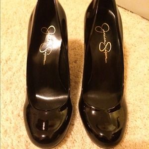 Black Patent Jessica Simpson Heels