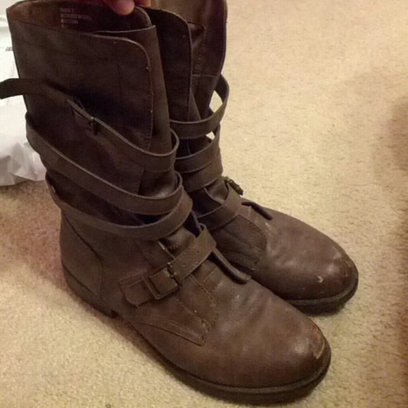 Dark Brown Raszcal Short Leather Boots