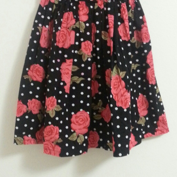 Polka dot floral dress - Picture 2 of 4